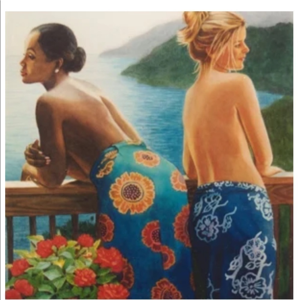 WATERCOLOR Limited Edition Print: Black and White by Global Artist.